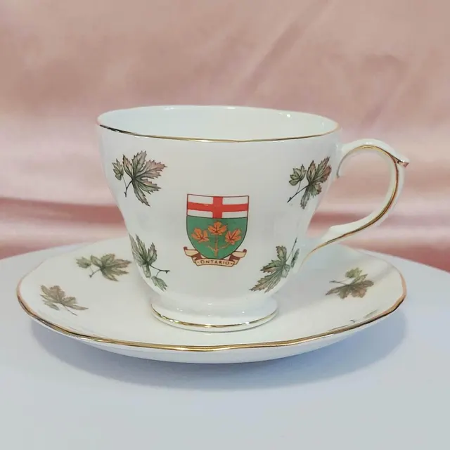 Antique Style Duchess Bone China Teacup and Saucer