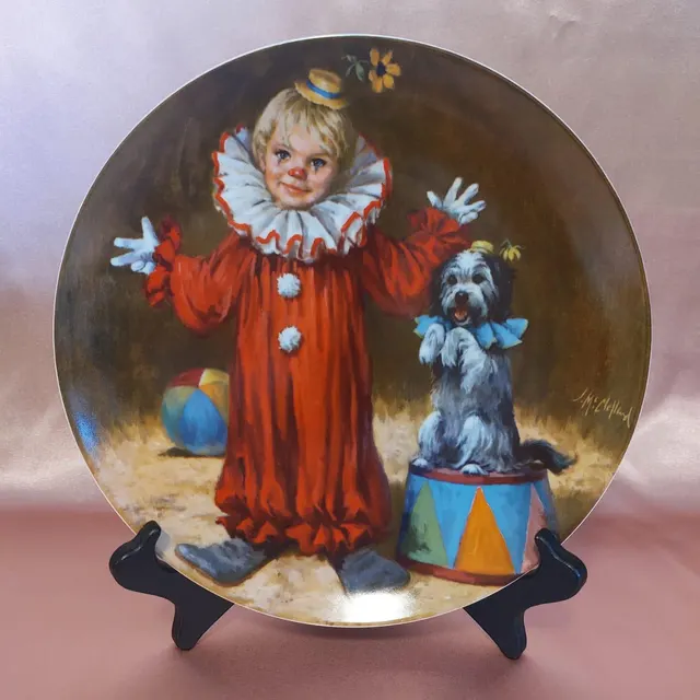 Vintage “Tommy the Clown” Collector Plate
