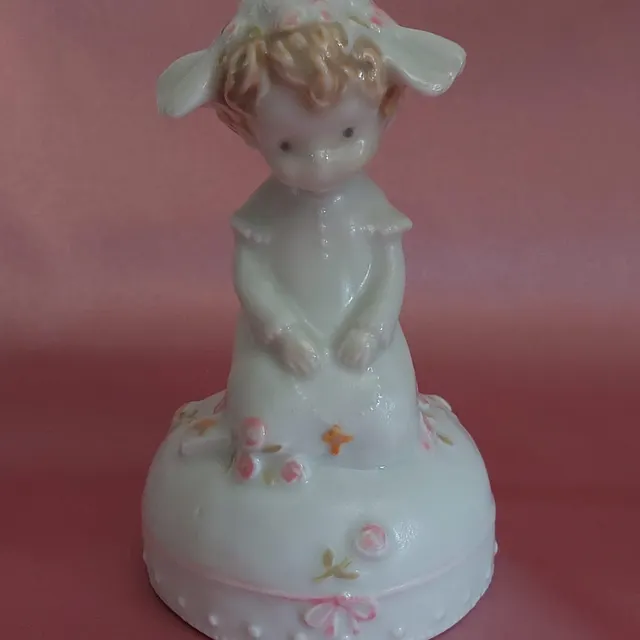 Vintage Musical Figurine "The Lord's Prayer"